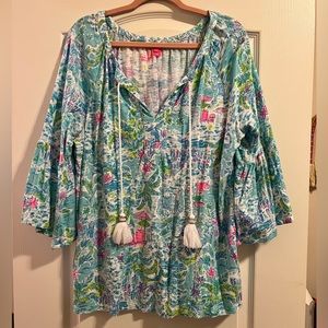 Lilly Pulitzer Del Lago Tunic Top
